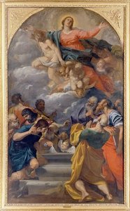 Assumption by Agostino Carracci